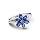 Nhẫn bạc mặt đá moonstone