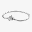 Vòng tay bạc charm ngôi sao