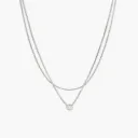 Dây chuyền layer đá opal